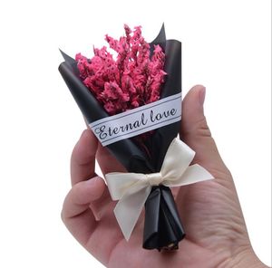 Oggetti di scena per foto fiori secchi erba di cristallo mini bouquet profumo gioielli bouquet regalo piccoli doni