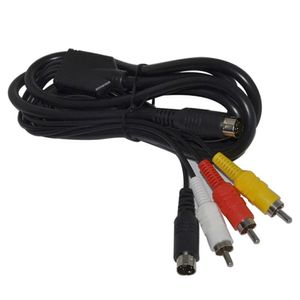 S-AV S-Video AV RCA Audio Video Composite Cord Cable for SEGA Saturn High Quality FAST SHIP