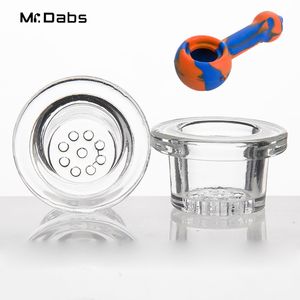 Wholesale High borosilicate Glass Bowl Smoking Accessories for Silicone Smoke Pipe Hand Pipe Hookah Bongs