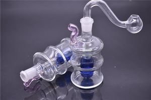 NUOVO ASSEGGIO A TRE MIUNTI ESTERNO CACKAH Glass Mini 74 mm Festival di bambù bong di vetro tubo d'acqua piattano olio tubo di fumo di vetro economico