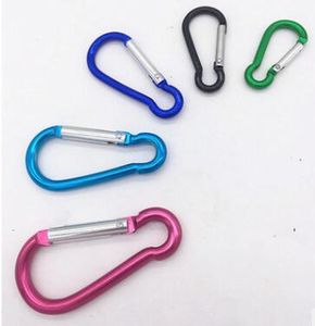 10000pcs 4cm aluminum carabiner on the 4th Trumpet fast gourd hanging without lock buckle hanging everyday use non-professional