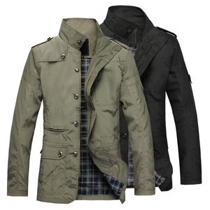 Mode tunna män jacka coat hot sälja casual wear 5xl koreansk komfort höst överrock nödvändig fjäderrock