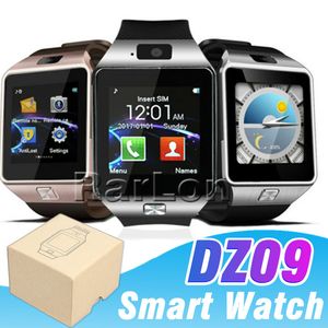 DZ09 Bluetooth Smart Watch Android Smartwatch för Samsung Smart Phone med Camera Dial Call Svar Passometer