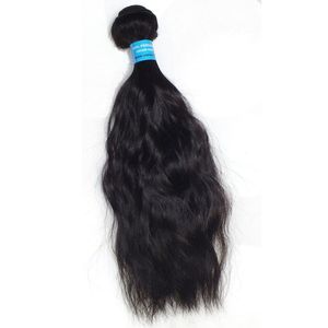 エリベスブランドナチュラルウェーブバージンブラジルの織り生の人間の髪の束自然色の100バンドル3バンドル1ロット