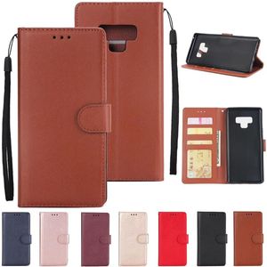 Wallet Pu Leather Case Business Case Cover Pouch med kortplats Fotoram för iPhone Mini X Xs Max Plus Samsung Note S22 S21 S20 S30 Ultra Plus A22 A53 A73