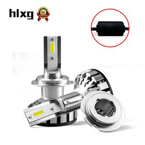 HLXG 2PCS H1 H3 H11 H4 Canbus H7 LED電球4300K 6000K 10000LMヘッドライトキット50W H8 H9 9005 9006オートヘッドランプフォグライト