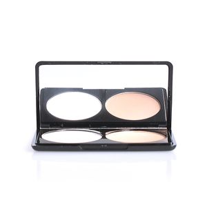 Party Queen 2 Färg Bronzing Powder Pressed Finishing Pulver Facial Bronzers och Highlighters Makeup Professional Make Up