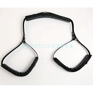 Bondage Shackles Collar Compel Stretch Leg Thigh Straps Cuffs Restraint Sling for fun #R23