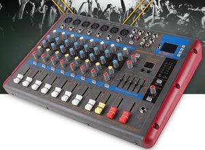 USB 9-Channel Pro Audio Mixer: Studio Mixing Console w/ Bluetooth, Built-in Effects