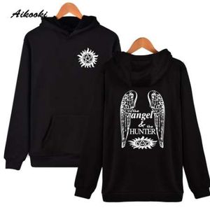 Aikooki Supernatural Angel And Hunter Hoodies Men Women Hoodie and Sweatshirt Men hoody Brand Fashion Clothing Supernatural