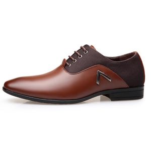 affärskor män oxford läder brun klänning designer skor män mode kostym skor zapatos hombre vestir chaussure classique homme sapatos