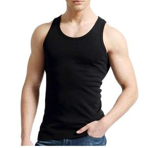 Fashion Men Tank Top 2-pack Solid Vest Cotton Male Sleeveless Tops Slim Casual Undershirt Tank Top Men 2 PCS Lot