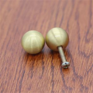 4pieces solid simple drawer knob furniture hardware cabinet wardrobe shoe door single hole handle round cone pull