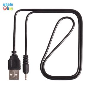 Yüksek Hızlı USB DC2.0 DC 2.0mm siyah Güç Kablosu 2mm port USB şarj kablosu 70 cm Nokia N78 N73 N82 için