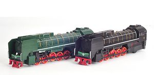 Diecast Car Model Toy, Retro Train Gas Locomotive with Track,Light, Sound, Pull-back,for Party Kid Birthday Gift, Collecting, Home Decoratio