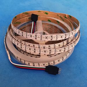 Super Bright 5050 SMD RGB LED Flexible Strip Light Tape Strign Dense Single Row Non Waterproof High Density 120LEDs/m Multiple Color Changing