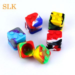 Yapışmaz Balmumu Konteynerler Silikon Kutu 11 ml Silikon Konteyner Büyük Kare Gıda Sınıfı Balmumu Kavanozlar Dab Dabber Aracı mini Kavanoz Yağı Tutucu ...