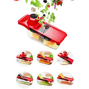 2018 Quickdone Creative Mandoline Slicer Vegetable Cutter With Stainless Steel Blade Manual Potato Peeler Carrot Grater Dicer Akc6035