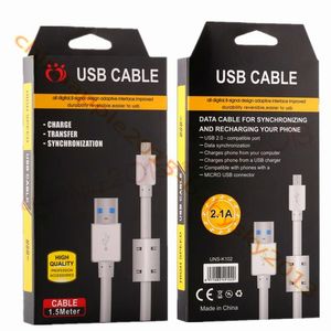 phone cables Micro Antijamming Usb Cable M Ft data charging cable fast speed wire for samsung s7 s8 s9 note blackberry