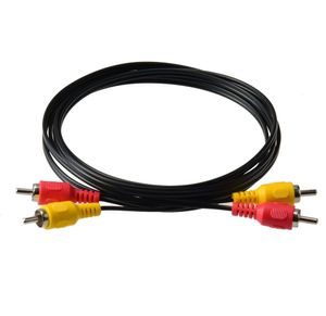 Cavo audio video AV 2RCA da 1,8 m 6 piedi per NES SPEDIZIONE VELOCE di alta qualità