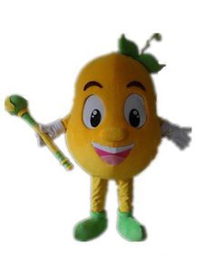 2018 Rabattfabrik Försäljning En Orange Melon Mascot Kostym med stora ögon för vuxen att bära