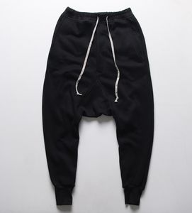 Spring Autumn Men's Harem Pants Black Full Length Hip Hop Pants Men Streetwear Toursers Men Size S-3XL