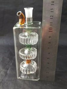 Üç lastik cam su bong, toptan cam bonglar yağ brülör cam borular su boruları petrol kuleleri sigara içmek