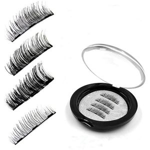 2018 Nuove ciglia finte magnetiche con 3 magneti Handmade 3D Magnet Lashes Eye Lashes Makeup Kit