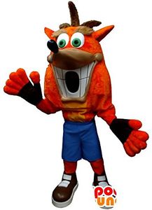 Personalizado Newly fox mascot costume Adulto Tamanho frete grátis