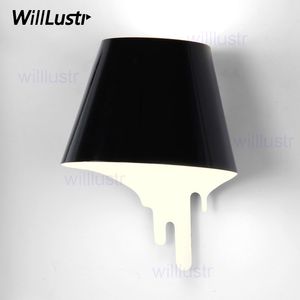 Liquid Wall Lamp Spilled Paint Sconce Hotel Restaurant Cafe Bar Shop Office Home Mall Dinning Room Bedroom Japan Design Metal Light Fixture