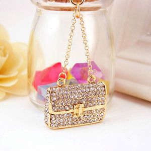 Fashion Discount Handbag Crystal Rhinestone Bag Ciondolo Portachiavi Portachiavi - Portachiavi Portachiavi per gioielli da donna per auto