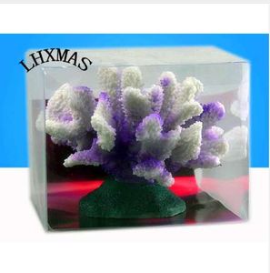 1 stücke Hohe Qualität Simulation Koralle Silikon Aquarium Dekoration Fischbehälter Pflanzen 5 Farben A044