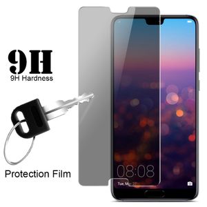 Anti Glare Film 2.5D Anti Spy Per Huawei P8 Lite/P20 Lite/P20 Pro/ Nova 3/Nova 3i Proteggi schermo per privacy in vetro temperato