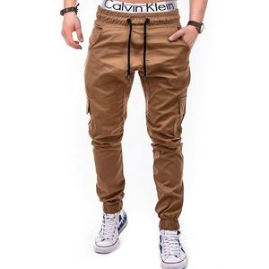 2018 New Castary Men Brand Clothing High Quality Spring Long Khaki Pants Elastic Male Pounsers Mens Joggers 3XL