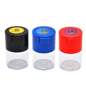 Premium Acrylic Airtight Rökning Multi-use Vacuum Seal Portable Stash Jar Storage Container 60ml för torrt kaffe tobak och örter fall