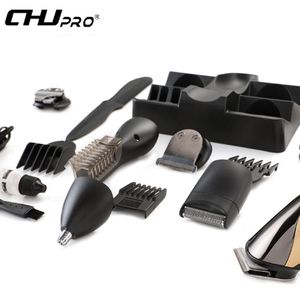 CHJPRO 7 in 1 Original Rechargerable Electric Men Shaver Razor Hair Nose Beard Side Trimmer Set EU plug Hair Clipper