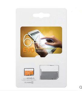 EVO 64GB TF Class 10 UHS-1 Transflash Memory Card with Adapter & Sealed Package