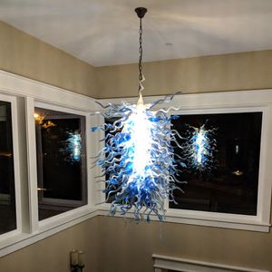 Wholesale source led for sale - Group buy Pendant Lamps Pretty Blue Chandeliers Lights for Villa Art Decor V LED Light Source Italian Pendant Lamp Staircase House Decoration