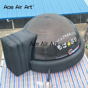 Portable Indoor Cinema Dome Tent Inflatable Planetarium Form Airblown Projection Tent With Zipper Door And 3 Rings For Janpan Airo Show