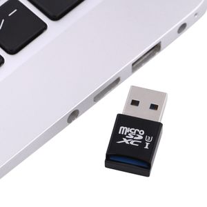 För Windows Mac Super Speed ​​Mini 5Gbps USB 3.0 Micro SD/SDXC TF -kortläsareadapter