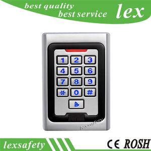 Zinc Alloy low frequency Card reader Rfid 125khz Access card reader Door bell,metal cipher card reader keyboard+2 keyfobs