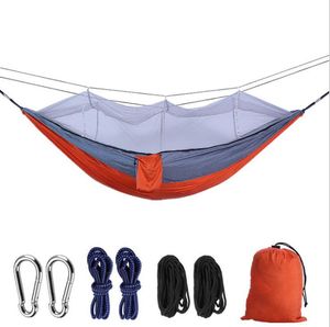 Zanzariera Army Hammock Zanzariera Camping Hamaca Hammack Ultralight Outdoor Camping Reti da caccia 12 colori