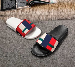 Nya ankomstmän och kvinnors mode vitlogo Sylvie Slide Sandaler med gummisål Storlek Euro 35-45