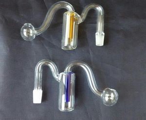Double filter m pot Wholesale Glass bongs Oil Burner Water Pipes Rigs Smoking