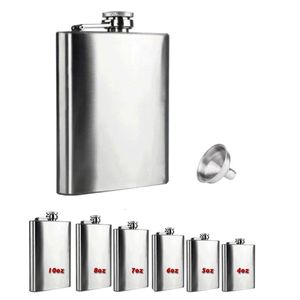 Rostfritt st￥l Mini Liquor Hip Flask Flask H￶gkvalitativ b￤rbar vin Whisky Pot Bottle Drinkware f￶r Drinker M￥nga kapacitet OEM -anpassning Logo