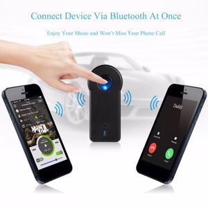 Freeshipping 1pcs Bluetooth Music Audio Stereo Adapter Receiver för Car Aux In Home Speaker Mp3 Hot Sale och Worldwide Partihandel