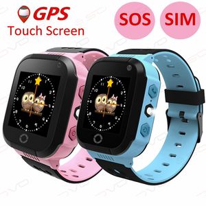 SOVO Q528 Y21 Touchscreen GPS-Kinderkind Smart Watch mit Kamera-Beleuchtung Telefonstandort SOS-Anruf Remote-Monitor PK Q50 Q90 Q100