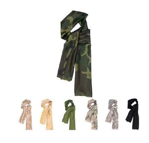 Tactical Camouflage Scarf Cool Outdoor Oddychająca Airsoft Maska Wycieczki Camping Dżungla Ochrona armii Mesh Scarf Opaski Opaski Maska