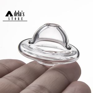 Ufo belly button Кнопка Кварцевый CARB CAP OD 22 мм Дым Дым Ногтей 2 мм 3 мм 4 мм Толстые Бангарические Ногти Волшебные Установки Стекло Feach Bong