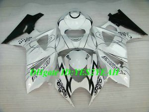 Custom Motorcycle Fairing kit for SUZUKI GSXR1000 K7 07 08 GSXR 1000 2007 2008 ABS Plastic white black Fairings set+Gifts SX09